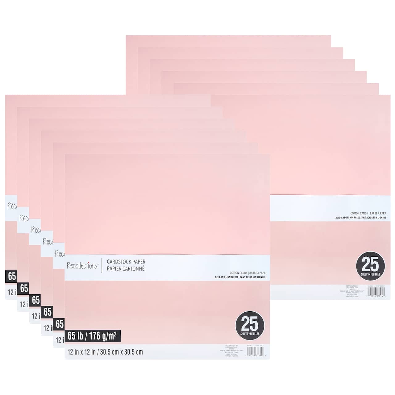 12 Packs: 25 ct. (300 total) 12" x 12" Cardstock Paper by Recollections™